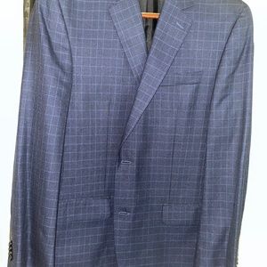Michael Kors Men’s Blue Plaid Blazer